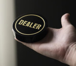 Фишка Dealer (Дилера) Премиум Большая черная